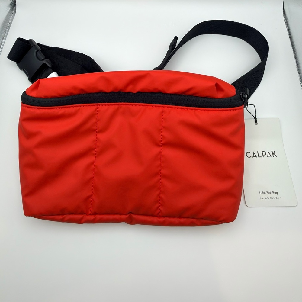 Calpak Luka Belt Bag Red - color Rogue